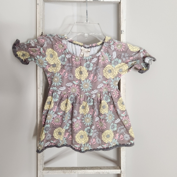 Matilda Jane top girls size 6 floral Fresh Cut peasant Hello Lovely line - Picture 1 of 4